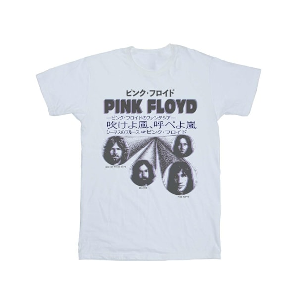 Pink Floyd T-shirt för män med japanskt omslag, 4XL, vit White 4XL