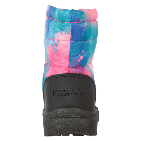 Mountain Warehouse Toddler Caribou Adaptive Tie Dye Snow Boots Pale Pink 9 UK Child