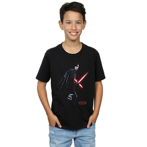 Star Wars: The Last Jedi Boys Kylo Ren Shadow Bomull T-shirt 5- Black 5-6 Years