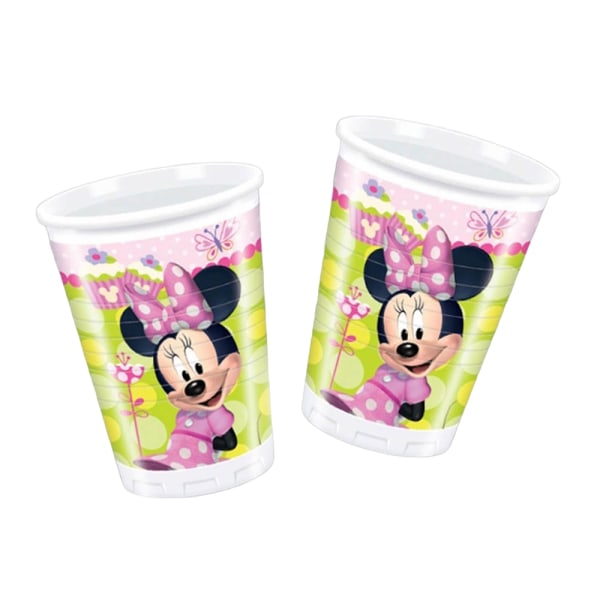 Disney Bowtique Minnie Mouse Party Cup (8-pack) One Size Multi Multicoloured One Size