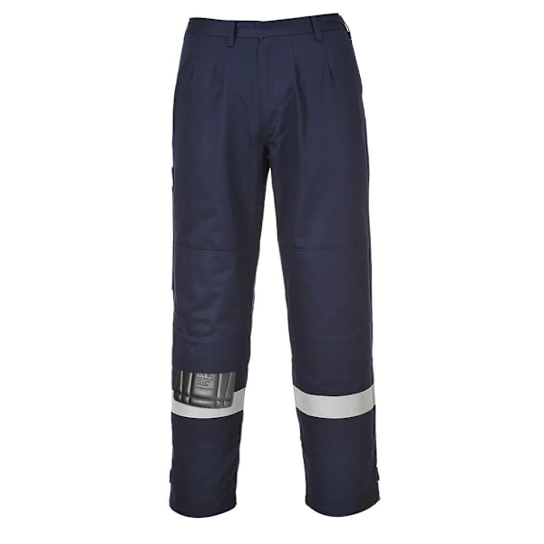 Portwest Bizflame Plus arbetsbyxor för män 4XL R marinblå Navy 4XL R