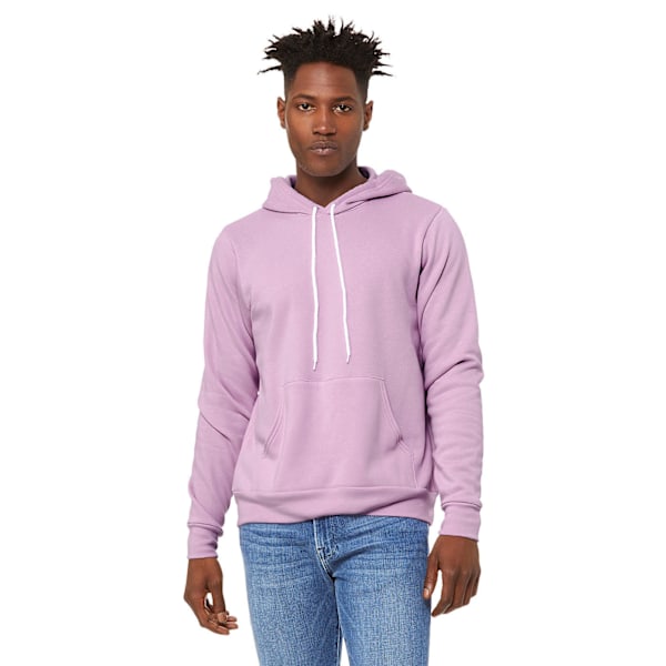 Bella + Canvas Unisex Pullover Polycotton Fleece Hooded Sweatsh Lilac L