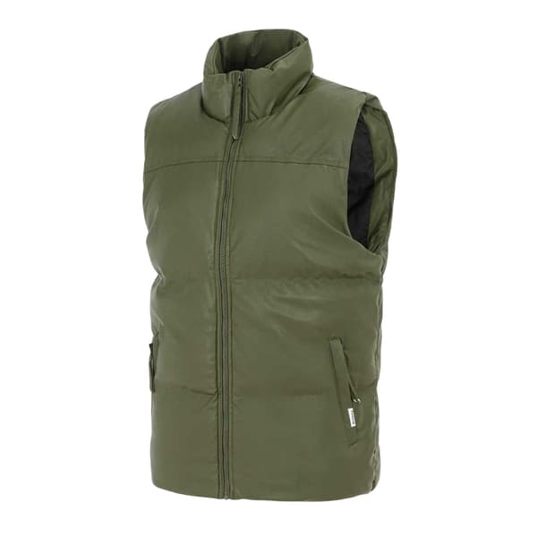 Firetrap Herr PU Vadderad Gilet M Armygrön Army Green M