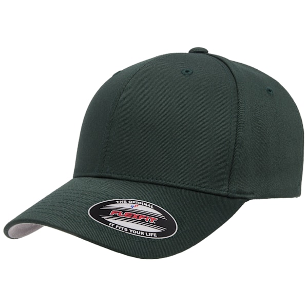 Flexfit Barn/Barn Wooly Combed Cap En Storlek Gran Grön Spruce Green One Size
