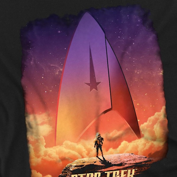 Star Trek: Discovery Herr The Explorer T-Shirt 3XL Svart Black 3XL