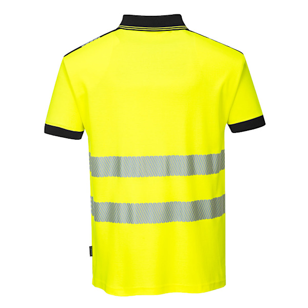 Portwest Herr PW3 Hi-Vis Comfort Polotröja M Gul/Svart Yellow/Black M