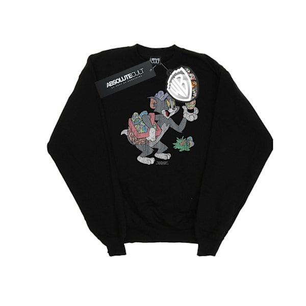 Tom And Jerry Herr Sweatshirt Äggjakt 3XL Svart Black 3XL