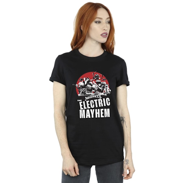 The Muppets Dam/Kvinnor Mayhem Bomulls Boyfriend T-Shirt XL Sv Black XL