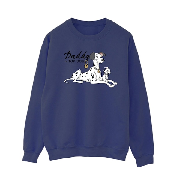 Disney Dam/Kvinnor 101 Dalmatiner Topp Hund Sweatshirt XXL Marinblå Navy Blue XXL