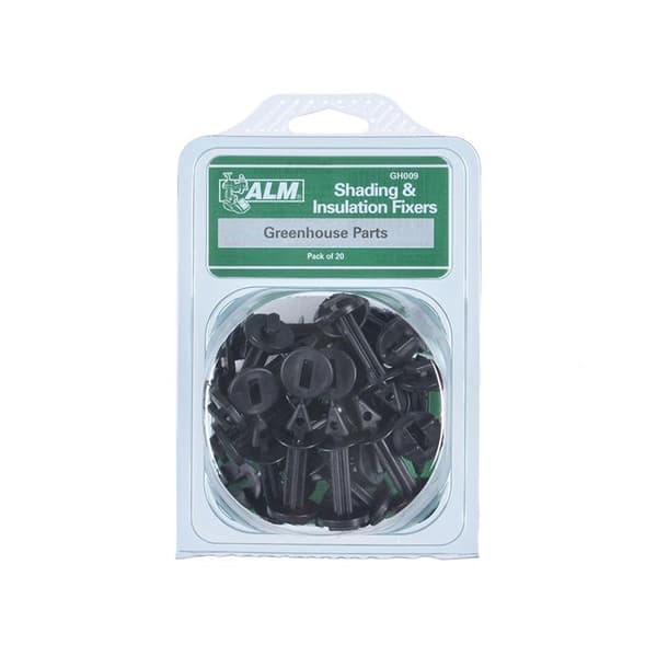 Alm Manufacturing Gh009 Fästen för skuggning/isolering, 20-pack Multi Colour One Size