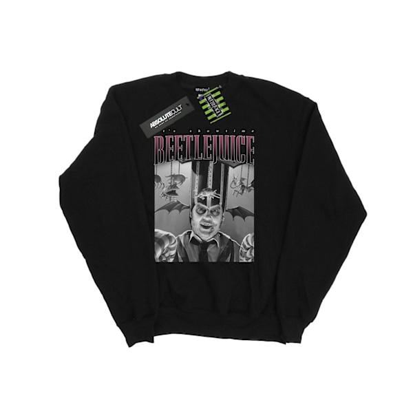 Beetlejuice Dam/Damer Cirkus Homage Sweatshirt S Svart Black S