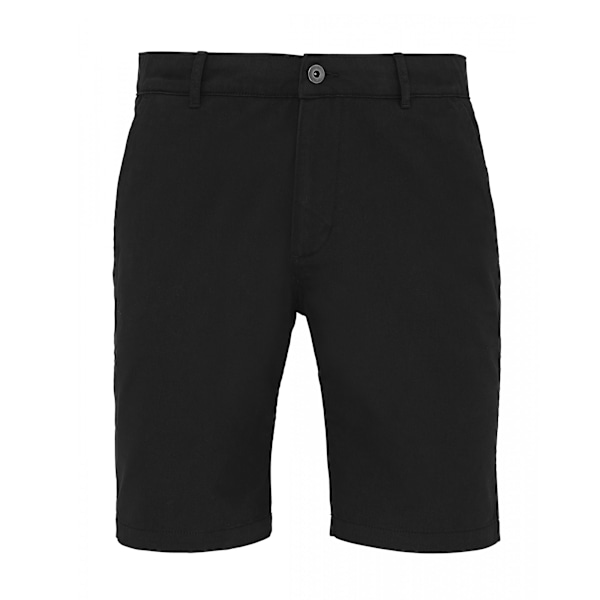 Asquith & Fox Herrkläder Casual Chino Shorts M Svart Black M