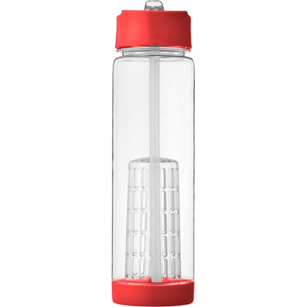 Bullet Tutti Frutti Flaska Med Infuser 25.9 x 7.1 cm Transparent/Röd Transparent/Red 25.9 x 7.1 cm