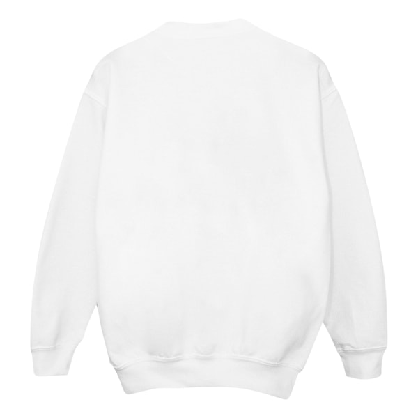 Friends Girls Fountain Breast Print Sweatshirt 7-8 år Vit White 7-8 Years