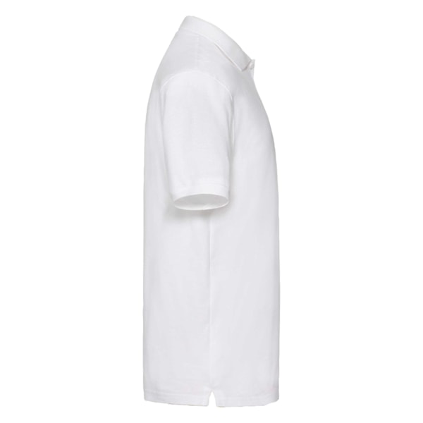 Fruit of the Loom Dam/Damer Premium Fitted Kortärmad Polo White XL