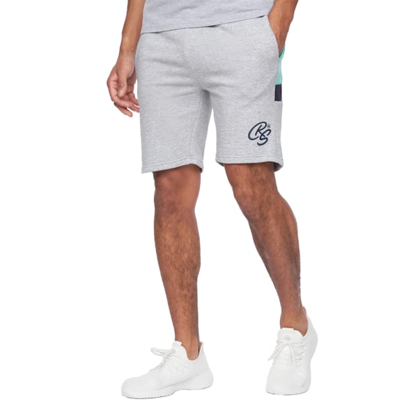 Crosshatch Herr Maxmore Set med Tröja & Shorts M Gråmelerad Grey Marl M