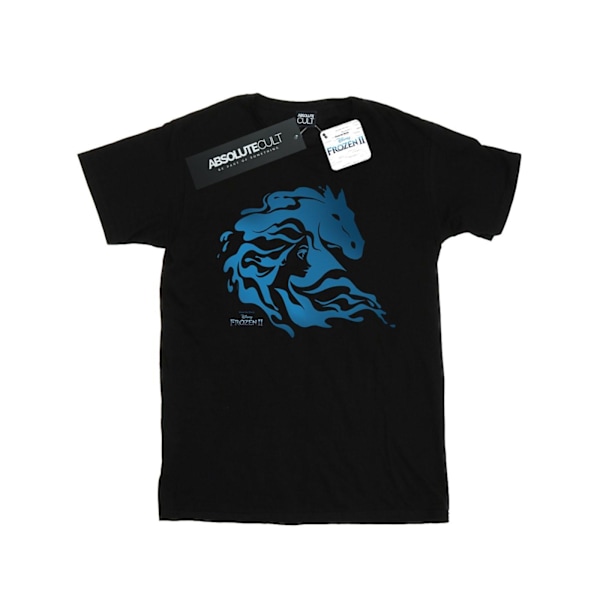 Disney Boys Frozen 2 Nokk Silhouette T-shirt 3-4 år Svart Black 3-4 Years