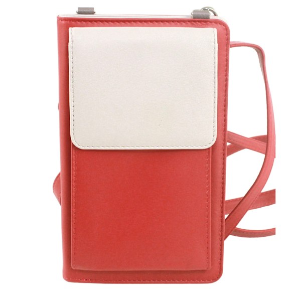 Eastern Counties Leather Ada Läderhandväska En Storlek Röd/Elfenben Red/Ivory One Size