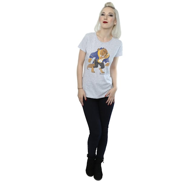 Disney Dam/Dam Classic Beast Bomull T-shirt M Heather Gre Heather Grey M