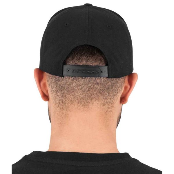 Flexfit unisex vuxen Yupoong 5 panel Snapback cap One Black One Size