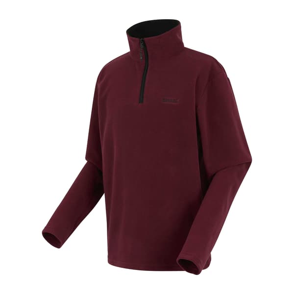 Regatta Great Outdoors Herr Thompson Half Zip Fleecetopp 4XL Da Dark Maroon 4XL