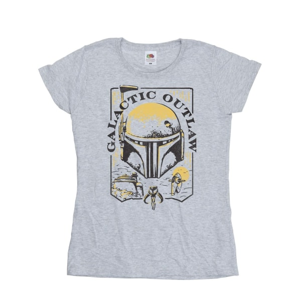 Star Wars: The Book Of Boba Fett Womens/Ladies Galactic Outlaw Sports Grey M