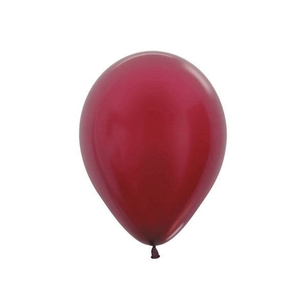 Sempertex Amscan Latex Metallic Ballonger (Förpackning om 50) En Storlek Burgundy One Size