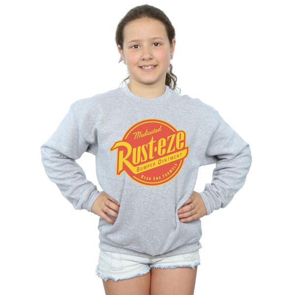 Disney Girls Cars Rust-Eze Logo Sweatshirt 5-6 år Sports Grå Sports Grey 5-6 Years