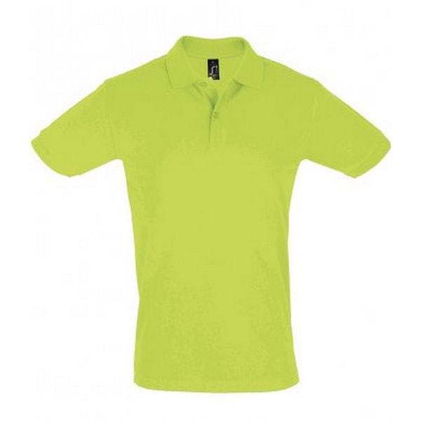 SOLS Herr Perfect Pique Kortärmad Poloskjorta XL Äppelgrön Apple Green XL