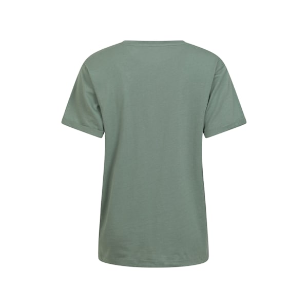 Mountain Warehouse Womens/Ladies Wave Feather Organic Loose T-S Khaki Green 8 UK