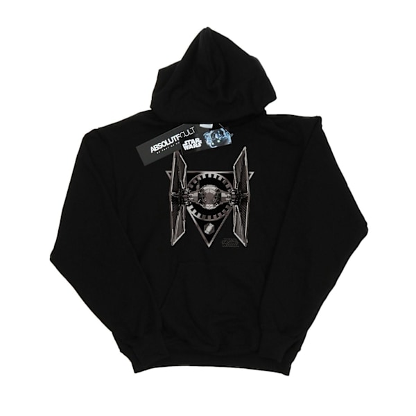 Star Wars Dam/Kvinnor The Last Jedi TIE Fighter Hoodie M Svart Black M