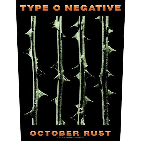 Type O Negative October Rust Patch En Storlek Svart/Grön Black/Green One Size