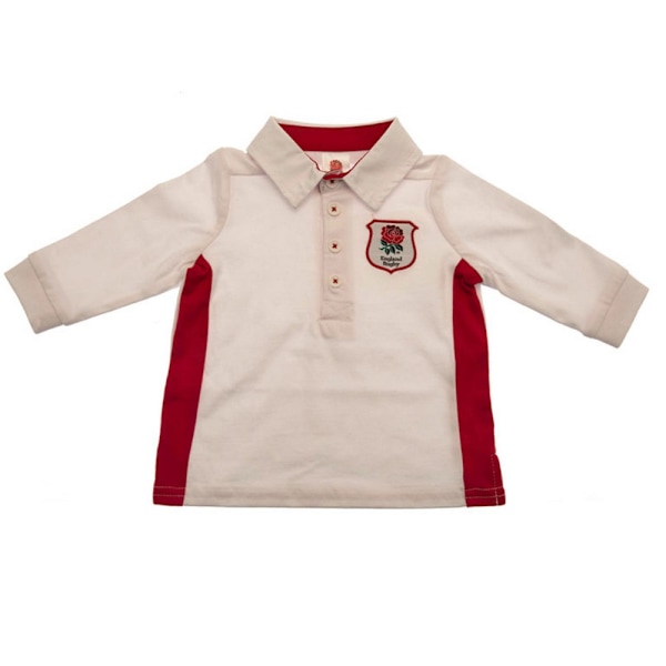 England RFU Barn Jersey för barn/barn 6-9 månader Vit/Röd White/Red 6-9 Months