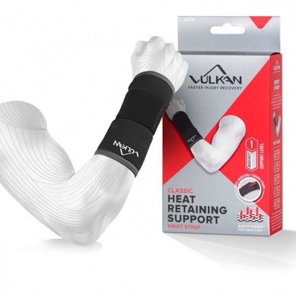 Vulkan Neopren Handledsstöd M Svart Black M