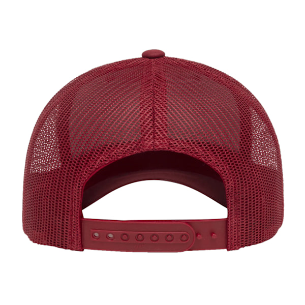 Yupoong Flexfit Retro Snapback Trucker Cap One Size Cranberry Cranberry One Size