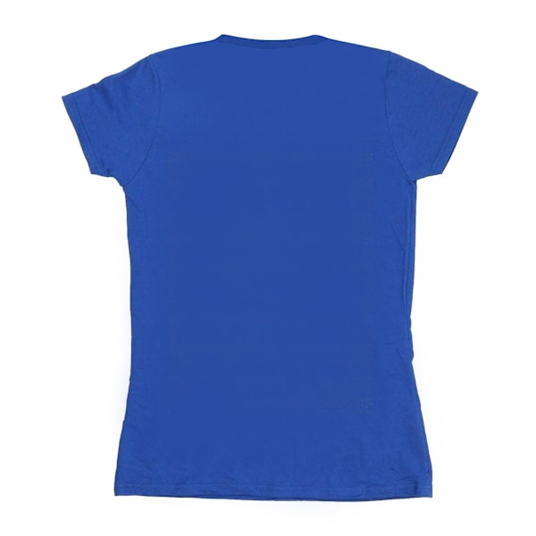 Disney Womens/Ladies Mickey And Friends Winter Wishes Bomull T-Shirt Royal Blue M