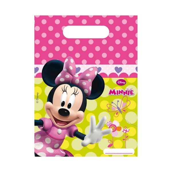 Disney Minnie Mouse Partyväskor (6-pack) One Size Flerfärgad Multicoloured One Size