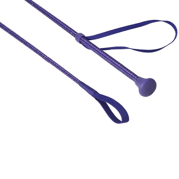 MacTack Childrens Sparkle Riding Whip 24 tum Purple Sparkle Purple Sparkle 24 inches