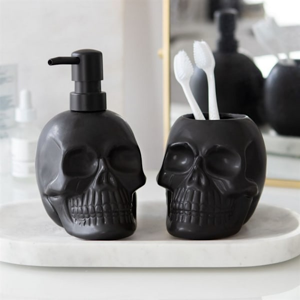Something Different Dark Matter Skull Tvålpump En Storlek B Black One Size