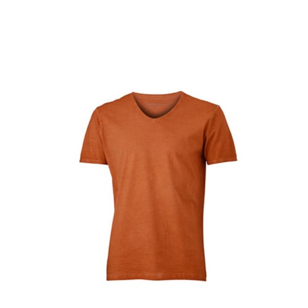 James and Nicholson Mens Gipsy T-Shirt 3XL Terra Orange Terra Orange 3XL
