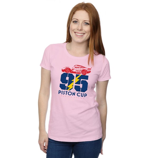 Disney Dam/Dam Cars Piston Cup 95 Bomull T-shirt M Baby P Baby Pink M