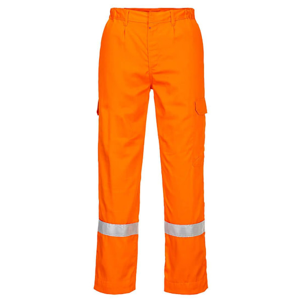 Portwest Bizflame Arbetsbyxor Herr Brandhämmande XXL R Orange XXL R