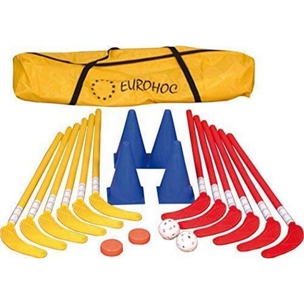 Eurohoc Field Hockey Kit One Size Röd/Gul/Blå Red/Yellow/Blue One Size