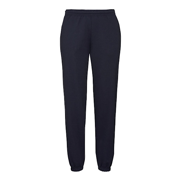 Fruit of the Loom herr Classic elastiska fållar joggingbyxor Navy L