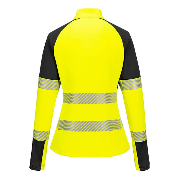 Portwest Dam PW3 Varsel Tröja med Kvartsdragkedja Stl L Gul Yellow/Black L
