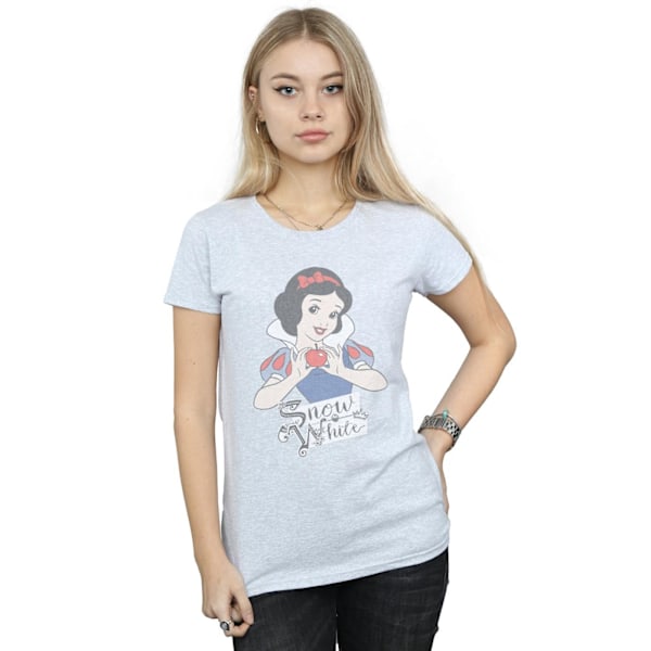 Disney Princess Dam/Damer Snövit Apple Bomull T-shirt S Sports Grey S