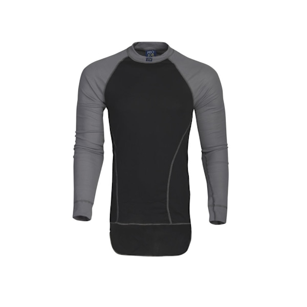 Projob Herr Crew Neck Termotröja L Svart/Grå Black/Grey L