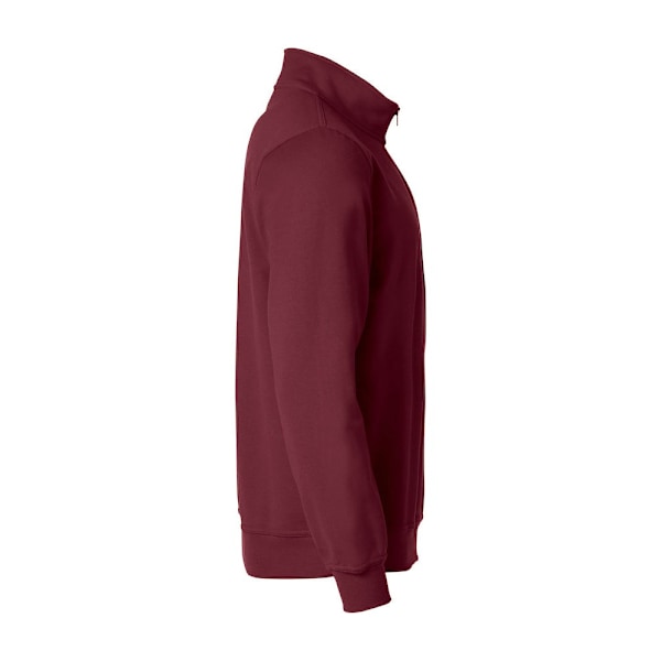 Clique Unisex Vuxen Basic Halv Zip Sweatshirt M Bourgogne Burgundy M