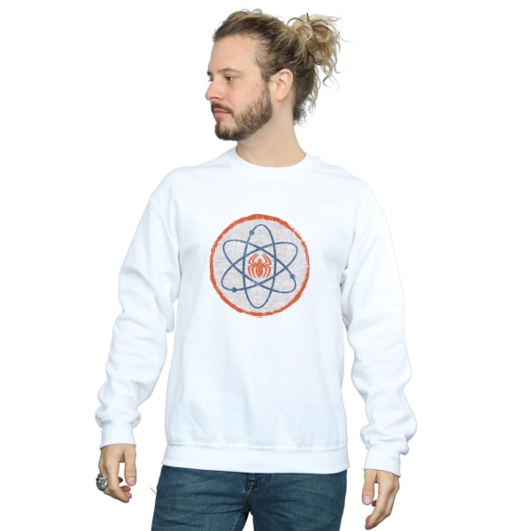 Marvel Herr Spider-Man Atom Sweatshirt 5XL Vit White 5XL