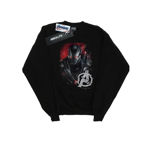 Marvel Mens Avengers Endgame War Machine Borstad Sweatshirt XL Black XL